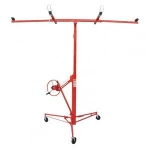 11FT Drywall Panel Hoist Dry Wall Rolling Caster Lifter Construction Tool
