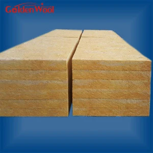 120kg Density Rock Wool Fill Cavity Flexi Growing Metal Curtain Wall Slab with Wire