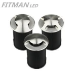 1/2/3 LED Buried Light Waterproof LED Floor Lamp 3W Mini Deck Light LED Underground Lamp For Outdoor Ground