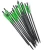 Import 12pcs Archery Crossbow Arrow 16 Inch Mix Carbon Arrow Crossbow Bolt OD 8.8 mm Shooting Removable Arrowhead Green Feather from China