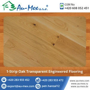 13.5 mm Thickness Three Layer Type Brushed Surface Engineered Wood Flooring