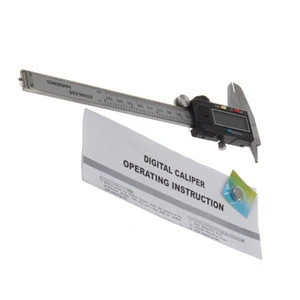 150mm 15cm 6" Electronic Digital LCD Steel Vernier Caliper Gauge Micrometer Stock Offer