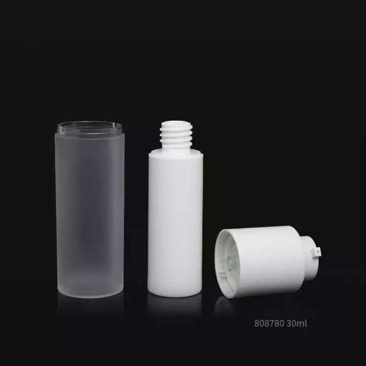 15ml 30ml 50ml Luxury Clear Plastic Lotion Pump Bottles