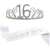 Import 16th Birthday Crown Tiara Sweet 16 Birthday Satin Sash for Sweet 16 16th Birthday Party Decorations from China