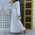 Import 1763# Arab Turkish Jilbab Dubai Long Muslim Women Islamic Dresses Plain White Color Latest Designs Pray Simple Black Abaya from China