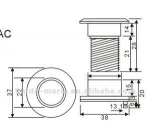180 degree zinc door eye viewer with glass lens,door eye viewer