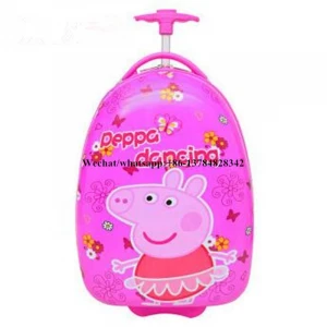 18&quot; 19&quot; Cute Cartoon Suitcase Children Rolling Luggage bag Spinner kids travel backpack Trolley kid luggage with mute wheels