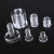 Import 19x25mm Sign Standoff Screws Mount Glass Clear Round Acrylic Advertising Nails Polish Display from China