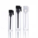 1ml 2ml plastic rod glass small sample empty bottle essential oil test tube perfume dropper mini empty tube
