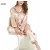 Import 2 Piece Cassic Pajamas Set Sleepwear For Women Long Sleeve Top and Full Length Pants White Piping from China
