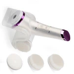 2 Switch Ajustable Temperature USB Charging Electric Facial Cleansing Brush Deep Pore Cleaning Instrument