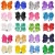 Import 20 Colors ribbon Hair Bows with Alligator clip Hairgrips for women kids girls from China