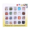 20 Kinds/piece Mixed Natural Stones Mineral Crystals Multicolor Organic Material Stones Decorations Crystal for Collection Beads