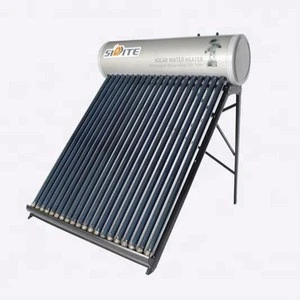 200L Solar Water Heater Copper Coil Pre-heat Type Color Steel Outer Tank Solar Water Heater for Home  Use