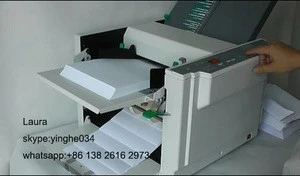 2015 china A4 A3 Manul Automatic Folding Machine Paper Feeder Machine Paper Processing Machine