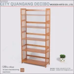 2017 Unique and modern multifunction bamboo book shelf decoration