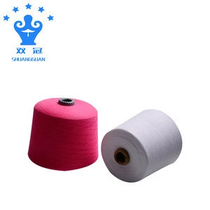 2018 organic 100% recycled cotton combed knitting yarn