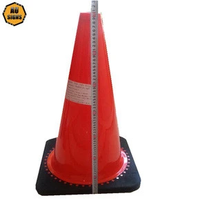 2018 Reflective 700mm flexible road cones for traffic safety