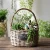 Import 2019 hot sale Wicker basket flower girl basket for gift from China
