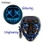 Import 2019 Hot Sales EL Wire Glowing Mask LED neon Party Mask Halloween Costumes Mask for Halloween Horror Theme Party Decoration from China