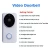 2019 new arrival video door phone Tosee/Tuya App home security wifi video doorbell remote unlock smart  doorbell camera