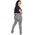 Import 2020 fashion ruched stacked pants leggings women sweat track jogger pants pleated trousers from China