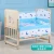 Import 2020 Hot Selling Baby Furniture Wooden Baby Bed High Qualtity Baby Bed Crib from China