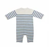 2020 new born sleepwear cute striped baby romper with pocket