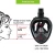 Import 2020 New breath folding snorkeling mask anti fog foldable full face snorkel mask for diving swimming black from China