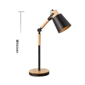2020 new design adjustable nordic led table lamp China export popular office home decor modern wooden desk lamp table lamps