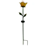 2020 New Design Metal tulip Flower Shaped Outdoor Solar Garden  Light  lawn lights  KY3464B/Y/W