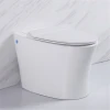 2020 new design wholesale bathroom wc toilets one piece kicking automatic flushing washroom smart intelligent toilet closet
