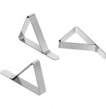 2020 New hot sell Stainless Steel Tablecloth Clips Table Cover Clamps Skirt Clips for Home Kitchen Restaurant Picnic Tables