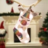 2020 New year Lovely unicorn Christmas Stockings Socks Festival Party Supplie for Kids Faux Fur Xmas Tree Decoration Stocking