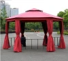 2020 outdoor hexagonal polyester gazebo tent pavilion  With Double Top