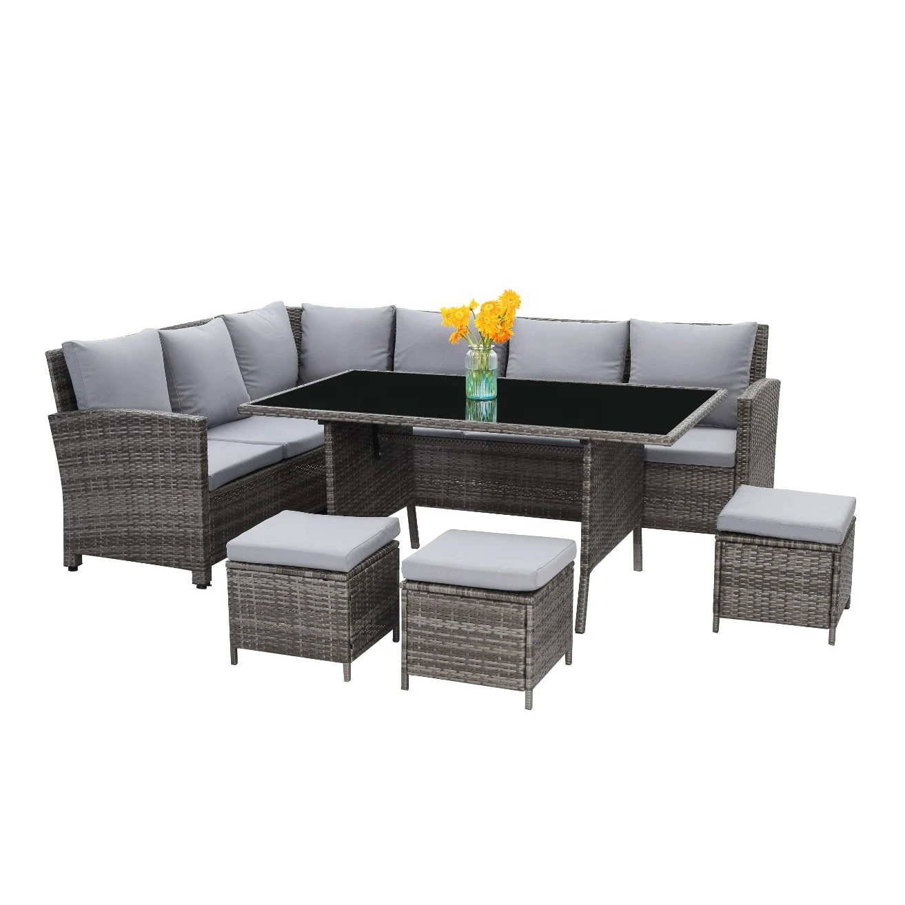2020 outdoor rattan  patio furniture  sofa set
