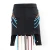 Import 2020 sequin tassels fringes drawstring stretch high waist wrap jeans tie up lace up skirt denim mini multicolor women skirt from China