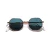 Import 2020 Wholesale Cheap Price Trendy Style Metal Small Frame Polygon Mens Glasses Sunglasses from China