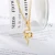 Import 2021 18K Gold Filled Statement Chain Stainless Steel Jewelry Snake Pendant Necklaces from China