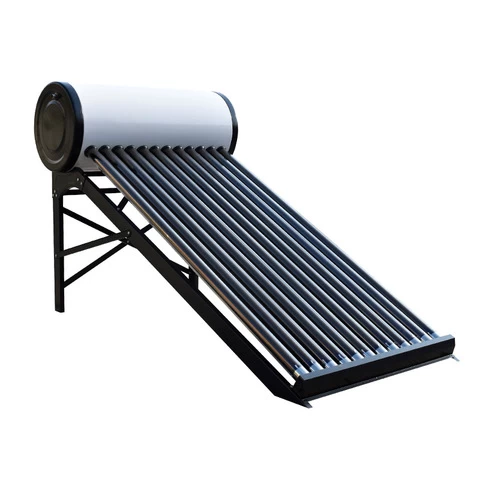 2021 China compact non-pressure vacuum  tubes solar water heater on roof