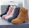 2021 New  Boots Winter Boots Women Shoes PU leather Anti-Slip Snow Boots