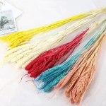 2021 New Real Natural Christmas Decoration Flower Circle Dried Flower Millet For Home Decor