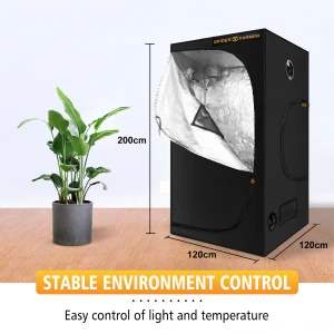 2021 newest Spider Farmer Grow Tent For Indoor Led Grow Light Hydroponic Reflective Oxford Waterproof Material Rom Box