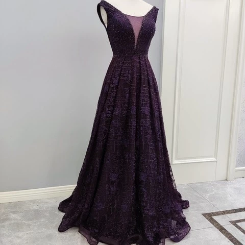 2021 Womens Long Rhinestone Sleeveless Evening Dress Prom Party Formal Evening Dress
