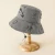 Import 2021S Latest Hip-hop Sun Cap Paper Clip Embroidery Sun Cap Double Sided Women Brim Outdoor Hat Cotton Bucket Cap from China