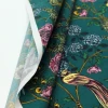 2024 Custom design bird floral liberty london plain woven soft 100% cotton digital printed poplin fabrics for shirt dress