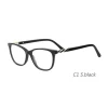 2024 Eyeglasses Eyewear Blue Light Blocking Glasses Acetate Eyeglasses Frames with 3D Printed with Metal for Myopia