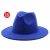 Import 20color choose free New Products Classical Retro Fedora Hat Winter Warm Gorras Flat Wide Brim Gasquette Customized Felt Jazz Cap from China