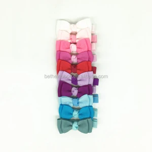 20pcs per bag Colorful baby girl hair bows with alligator clips  hair clip