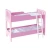 Import 21/5000   Hot selling girl games wooden two-person design on the bed doll furniture toys from China